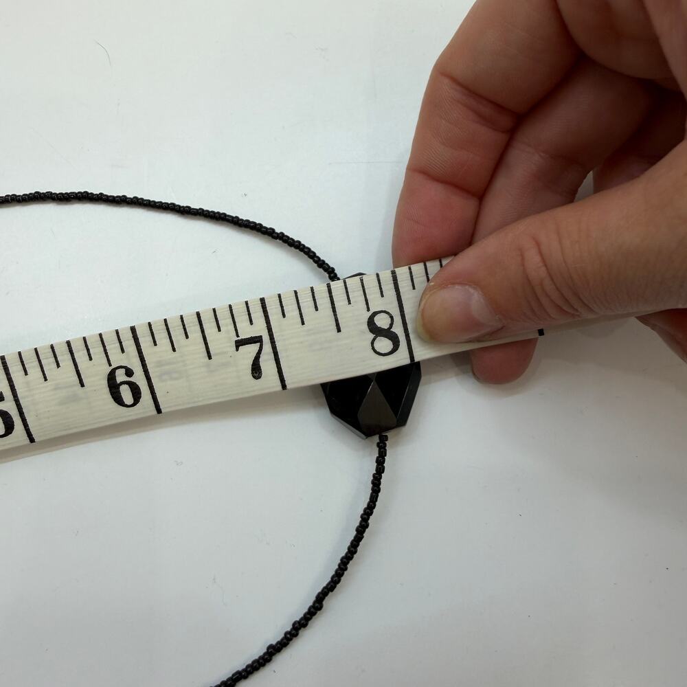 White House Black Market Black Statement Necklace - Picture 4 of 4